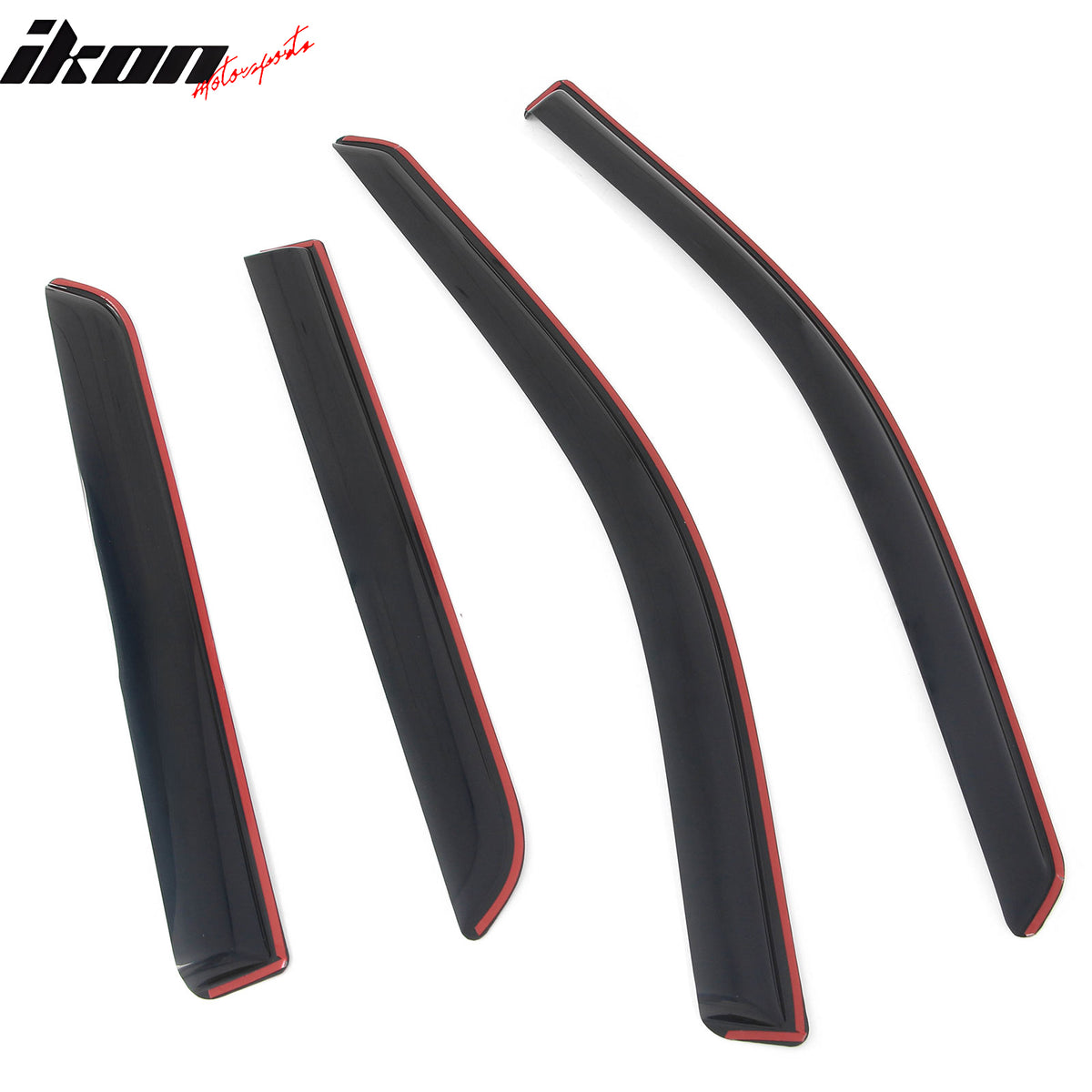 Fits 11-26 Dodge Durango In-Channel Window Visors Vent Rain Guards Deflectors