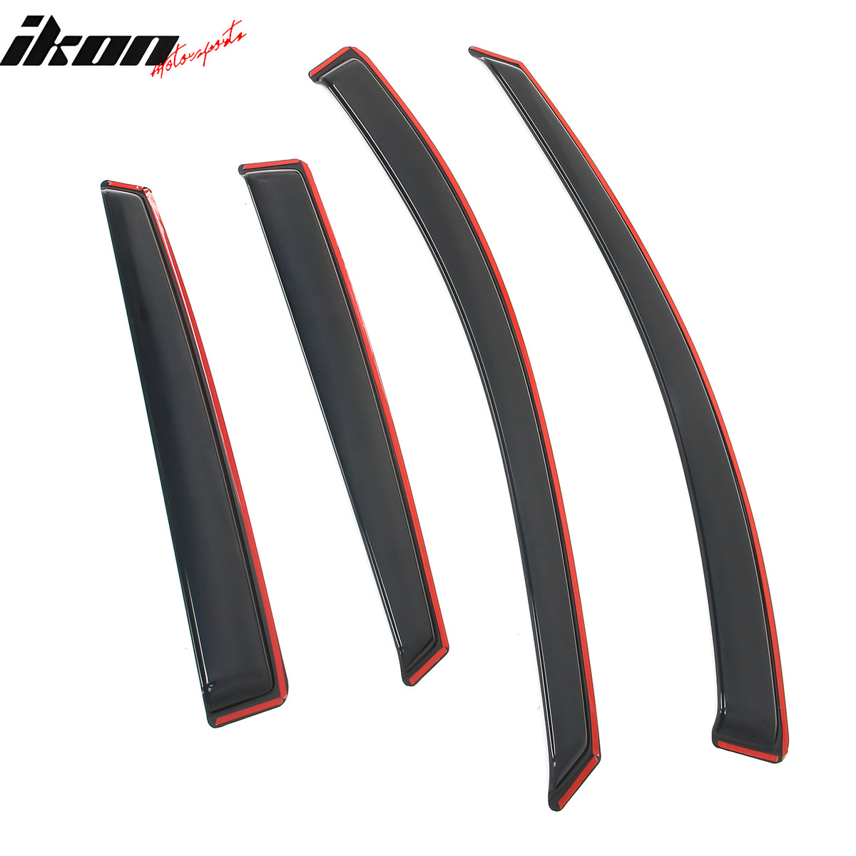 For 20-25 Ford Escape Window Visors Deflectors In Channel Acrylic Rain Sun Guard