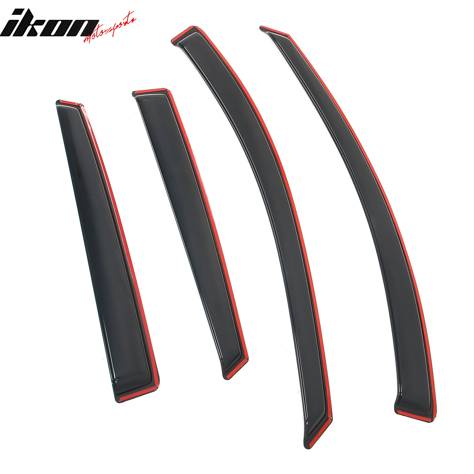 For 20-25 Ford Escape Window Visors Deflectors In Channel Acrylic Rain Sun Guard