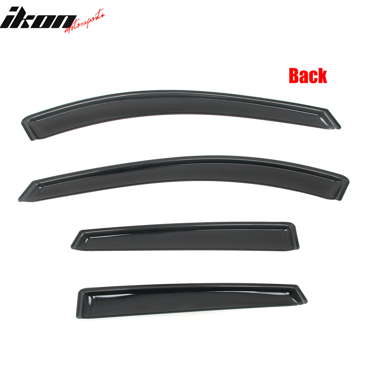 For 20-25 Ford Escape Window Visors Deflectors In Channel Acrylic Rain Sun Guard