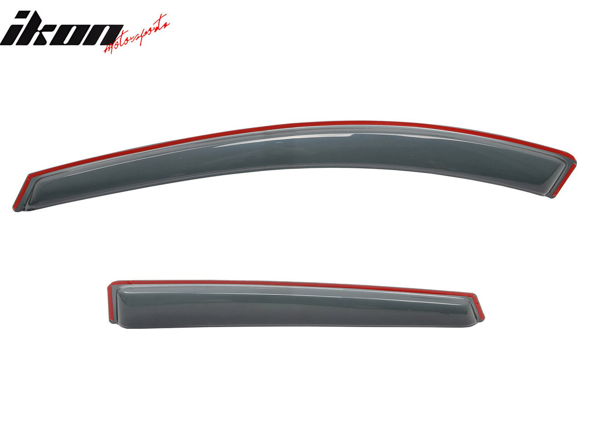 For 20-25 Ford Escape Window Visors Deflectors In Channel Acrylic Rain Sun Guard