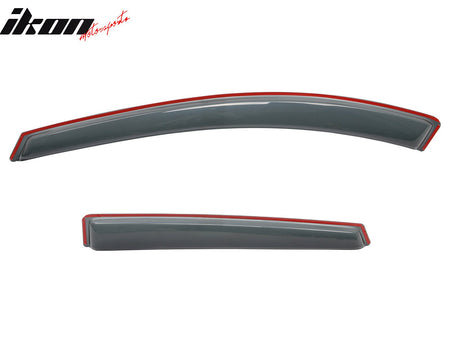 For 20-25 Ford Escape Window Visors Deflectors In Channel Acrylic Rain Sun Guard