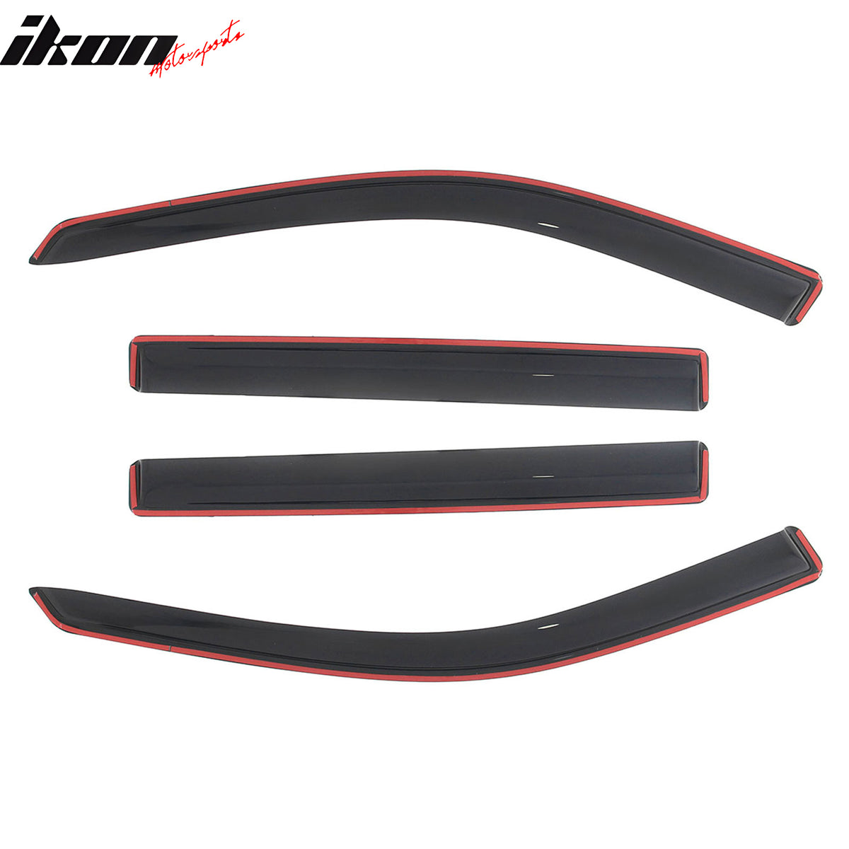 Fits 17-26 Jeep Compass In-Channel Window Visors Vent Rain Sun Guards Deflectors
