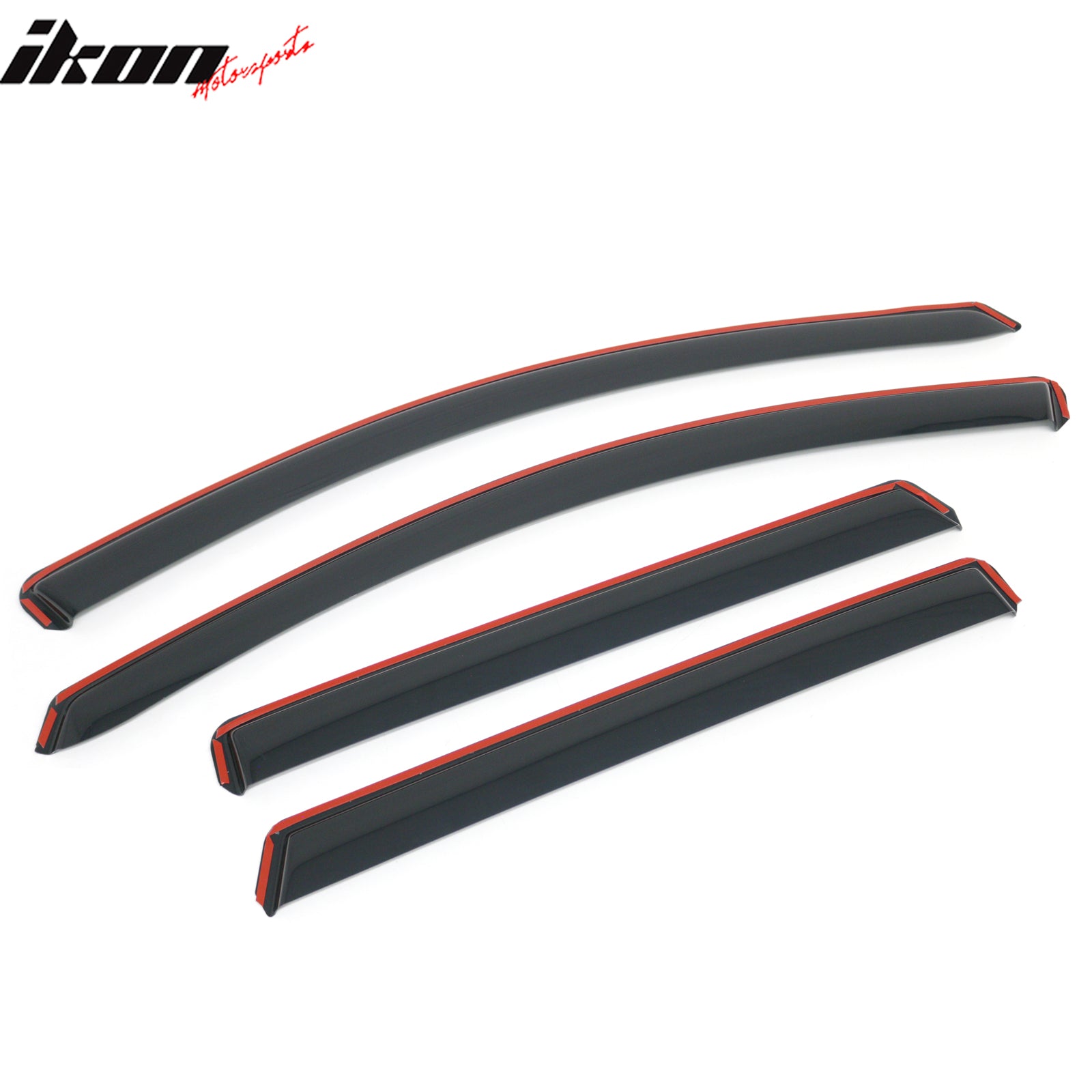 Fits 17-22 Nissan Rogue Sport In-Channel Window Visors Vent Rain Guards Deflector