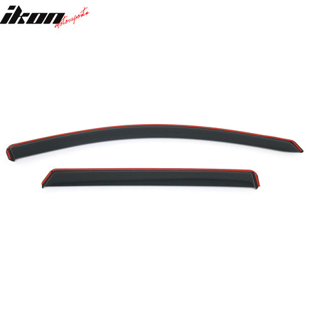 Fits 17-22 Nissan Rogue Sport In-Channel Window Visors Vent Rain Guards Deflector