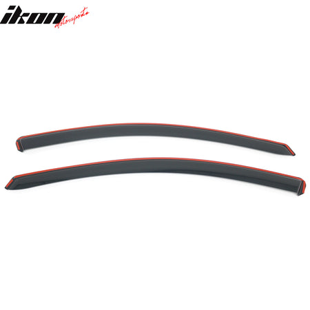 Fits 17-22 Nissan Rogue Sport In-Channel Window Visors Vent Rain Guards Deflector