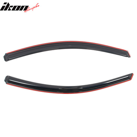 Fits 17-19 Nissan Titan& Titan XD Standard/Extended Cab In-Channel Window Visors