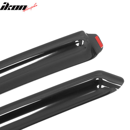 Fits 17-19 Nissan Titan& Titan XD Standard/Extended Cab In-Channel Window Visors