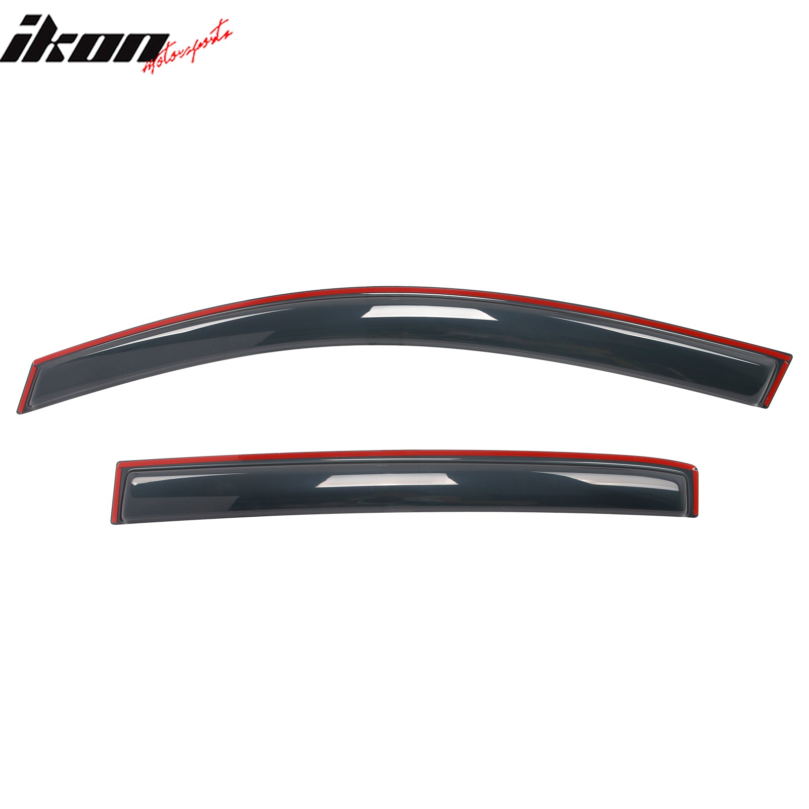 Fits 16-24 Nissan Titan XD& Titan Crew Cab In-Channel Window Deflectors Acrylic
