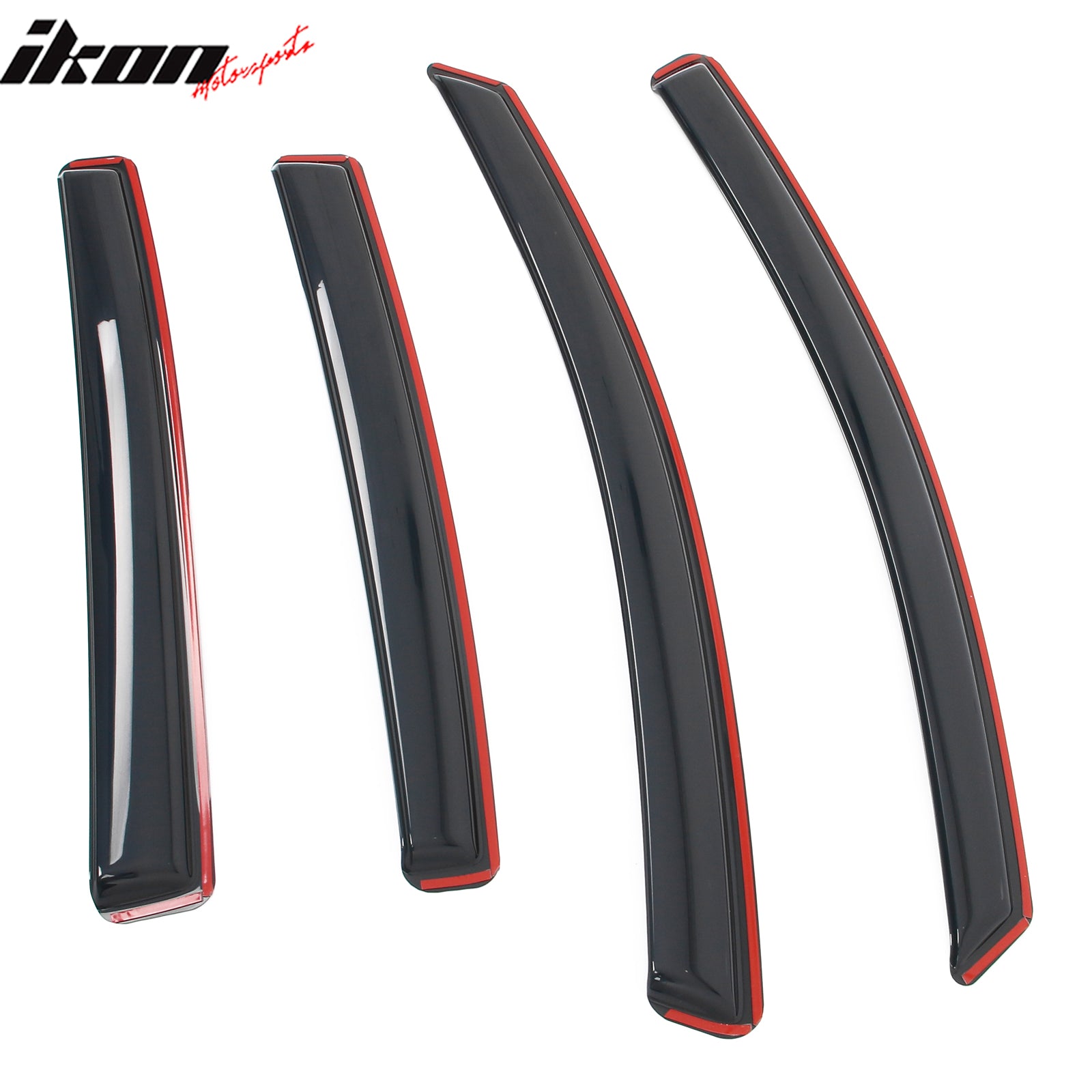 Fits 17-23 Subaru Impreza Hatchback In-Channel Side Window Visors 4PC Rain Guard