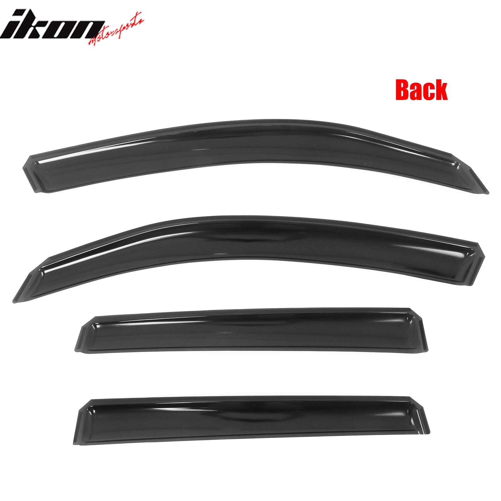 Fits 14-18 Subaru Forester Acrylic Window Visors In Channel Rain Sun Deflectors