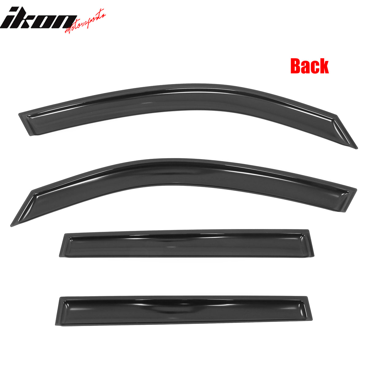 Fits 19-24 Subaru Forester In-Channel Side Window Deflectors Acrylic Rain Shade