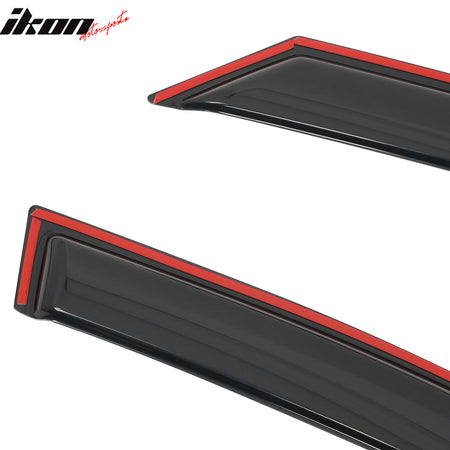 Fits 19-24 Subaru Forester In-Channel Side Window Deflectors Acrylic Rain Shade