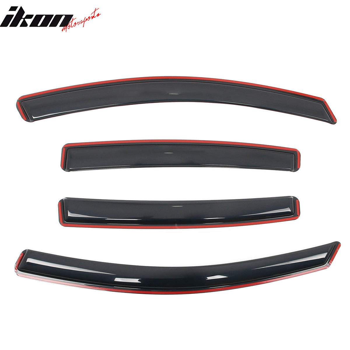 Fits 12-16 Subaru Impreza Hatchback 13-15 XV Crosstrek In-Channel Window Visors
