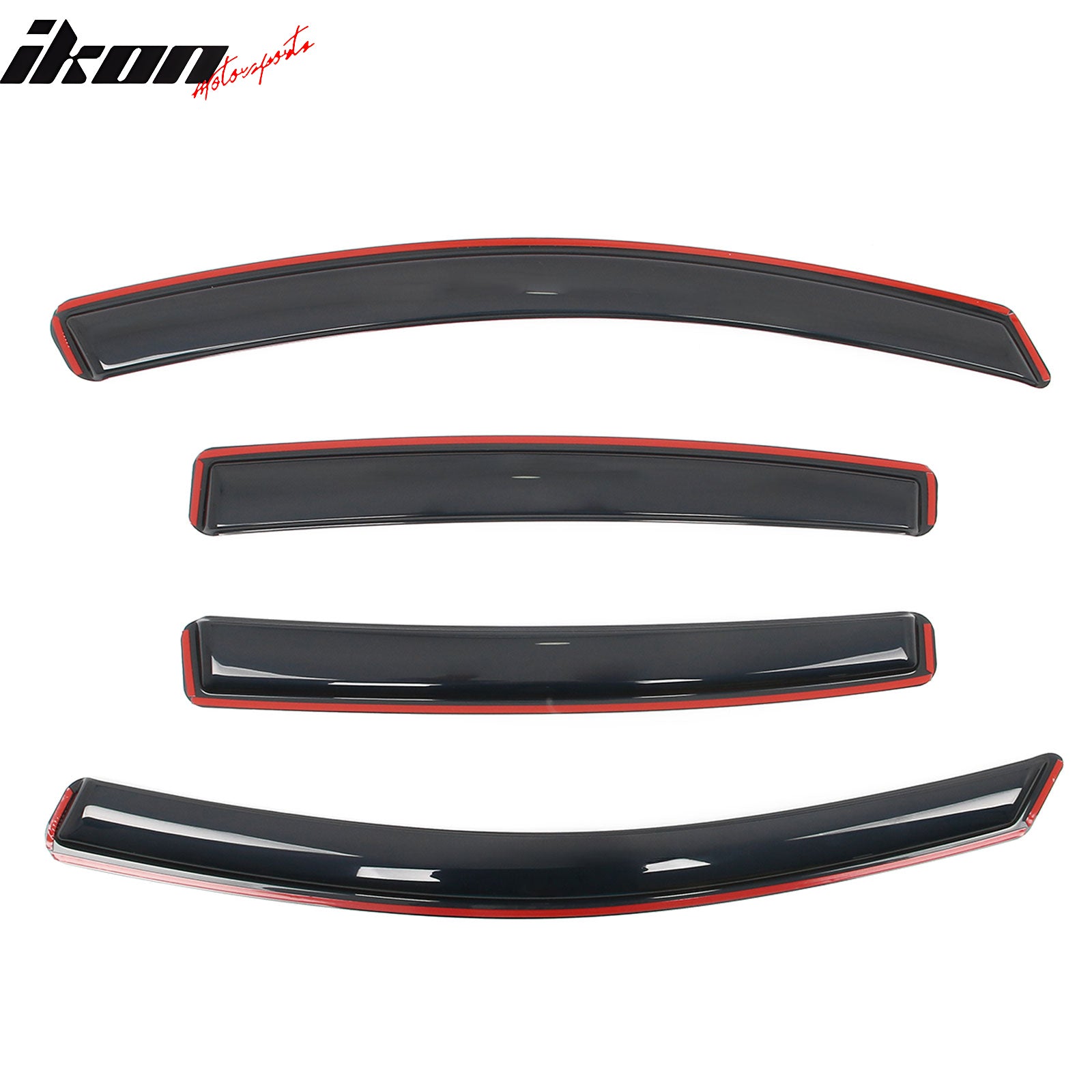 Fits 12-16 Subaru Impreza Hatchback 13-15 XV Crosstrek In-Channel Window Visors