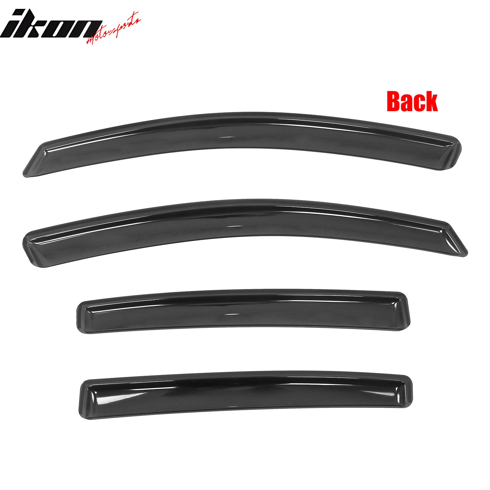 Fits 12-16 Subaru Impreza Hatchback 13-15 XV Crosstrek In-Channel Window Visors