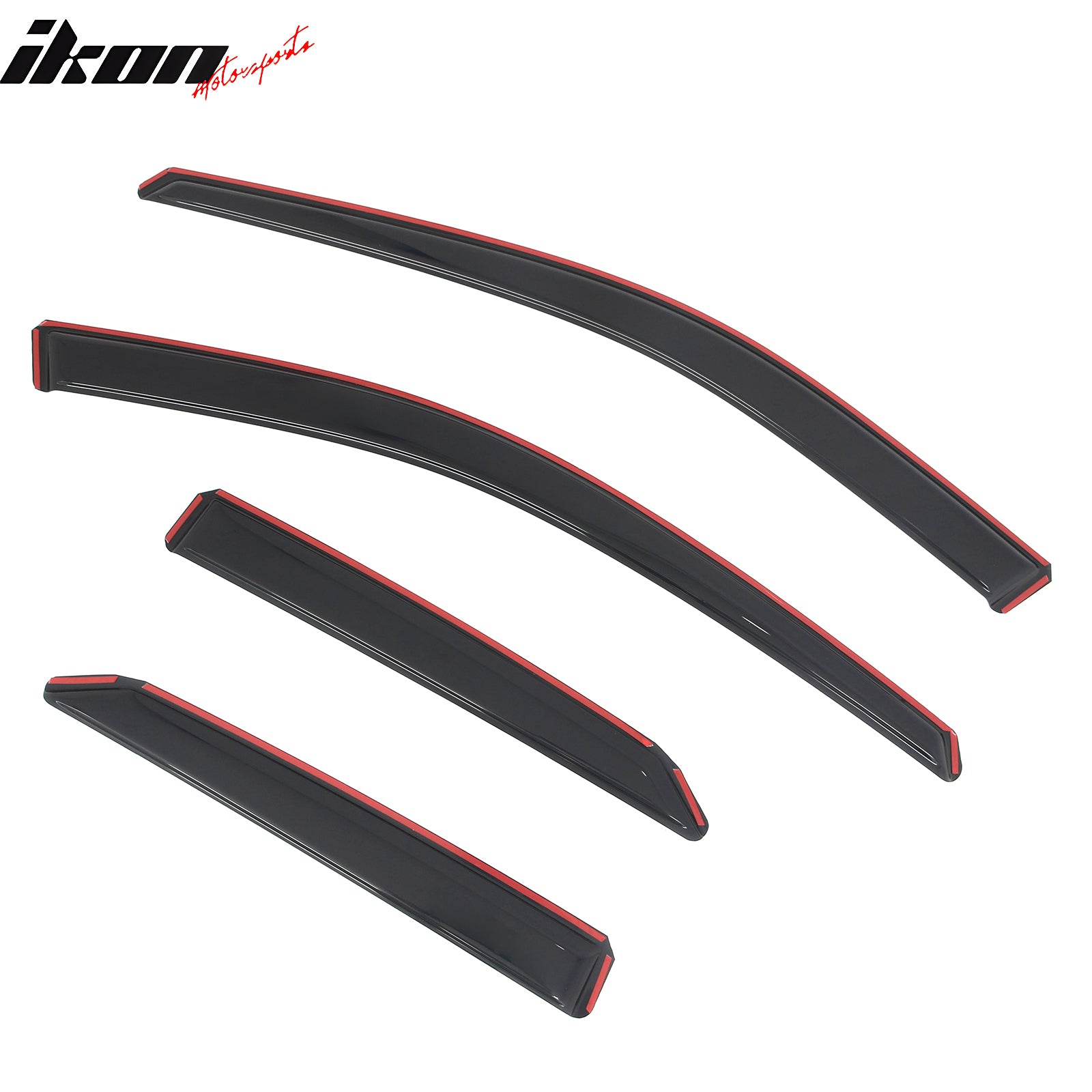 Fits 15-17 Toyota Camry In-Channel Window Visors Vent Rain Sun Guards Deflectors