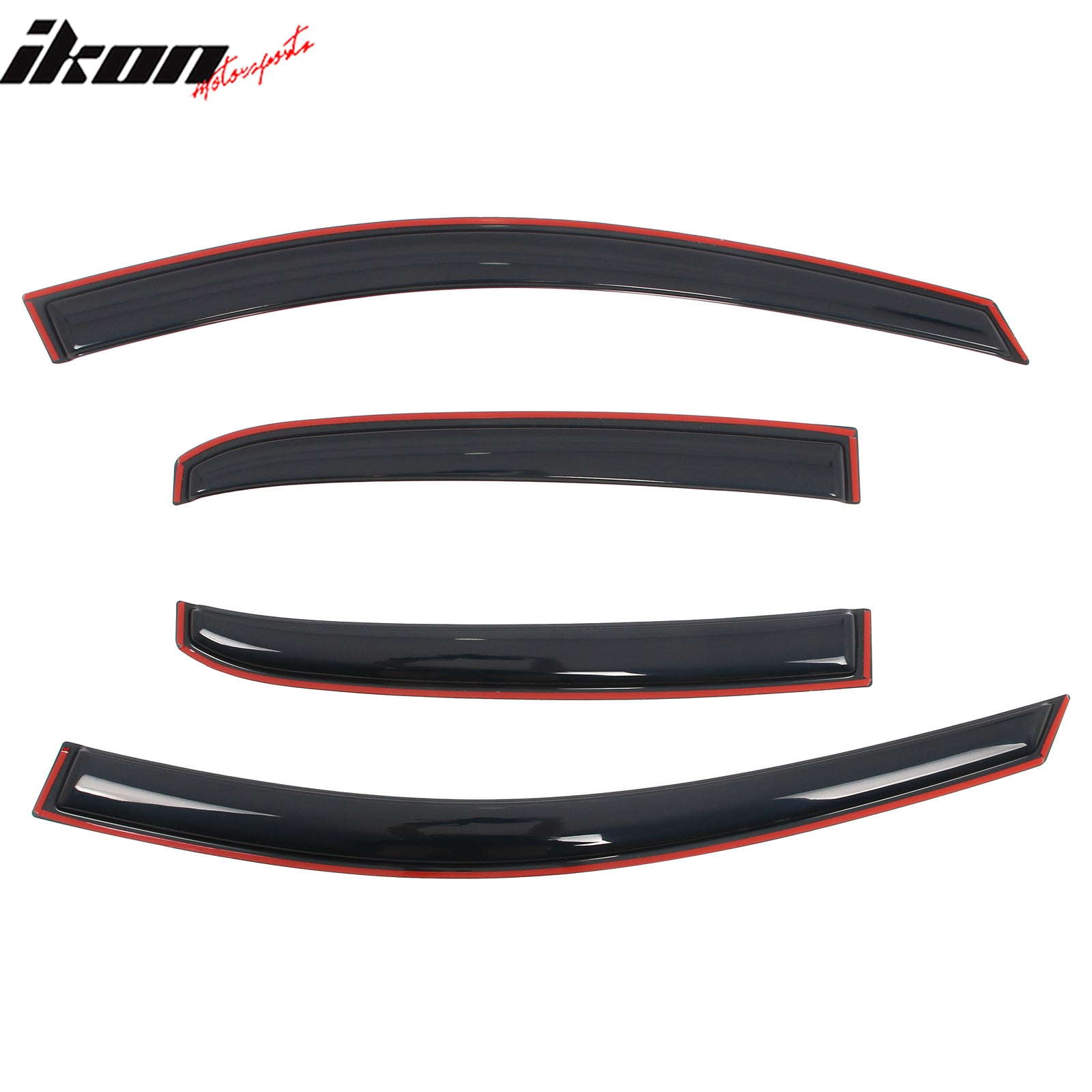 Fits 14-19 Toyota Corolla Sedan In-Channel Side Window Deflectors Rain Shade 4PC