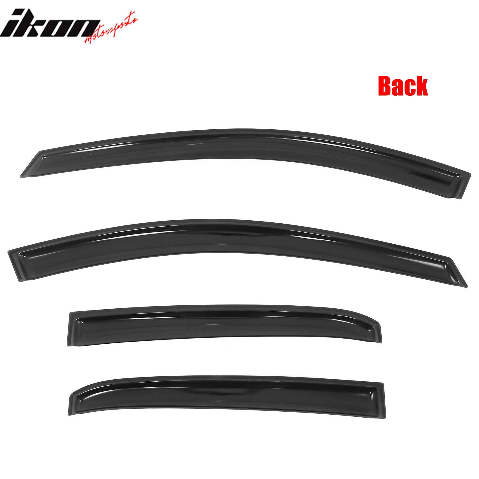 Fits 14-19 Toyota Corolla Sedan In-Channel Side Window Deflectors Rain Shade 4PC