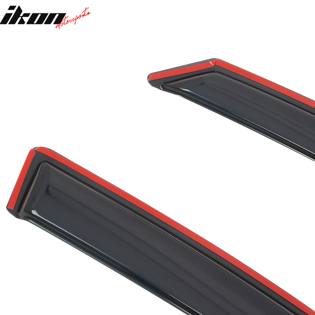 Fits 08-13 Toyota Highlander In-Channel Side Window Deflector Acrylic Rain Shade