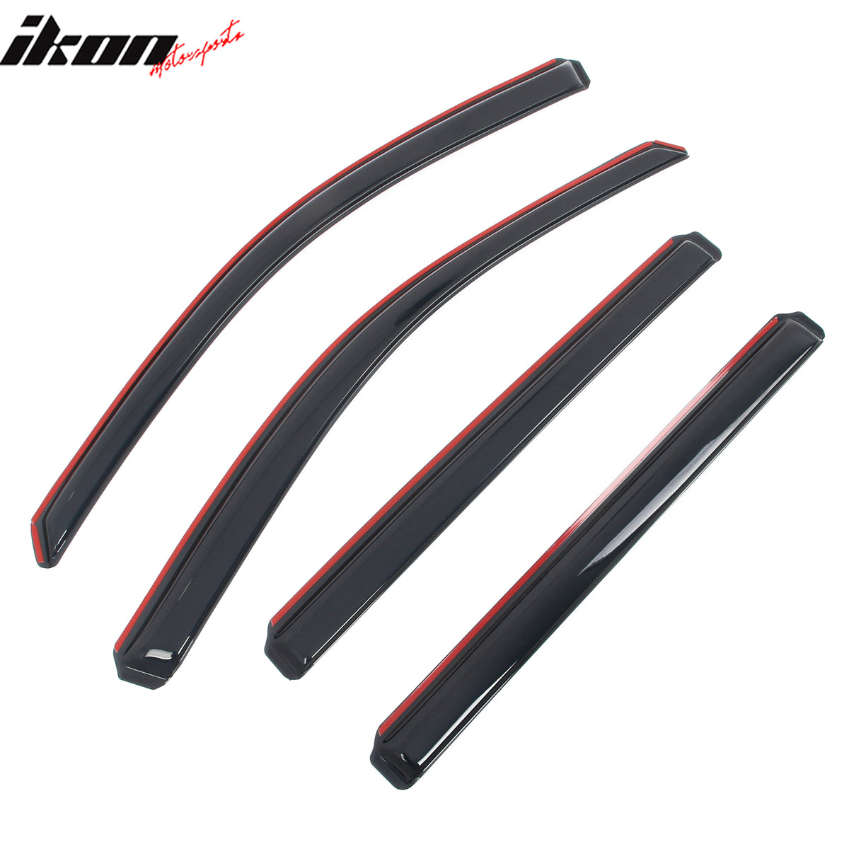 For 14-19 Toyota Highlander Acrylic Window Visors In Channel Rain Vent Deflector