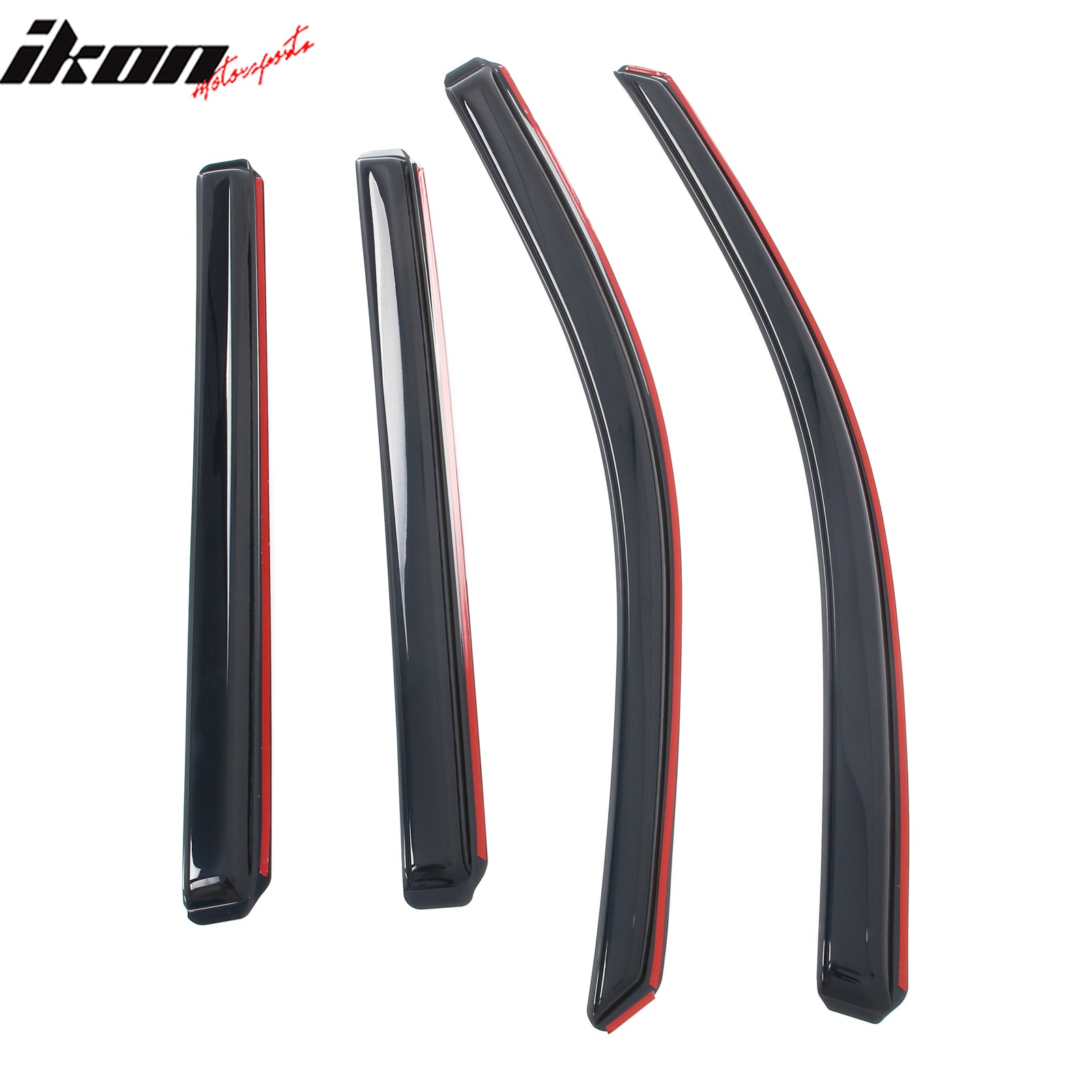 For 14-19 Toyota Highlander Acrylic Window Visors In Channel Rain Vent Deflector