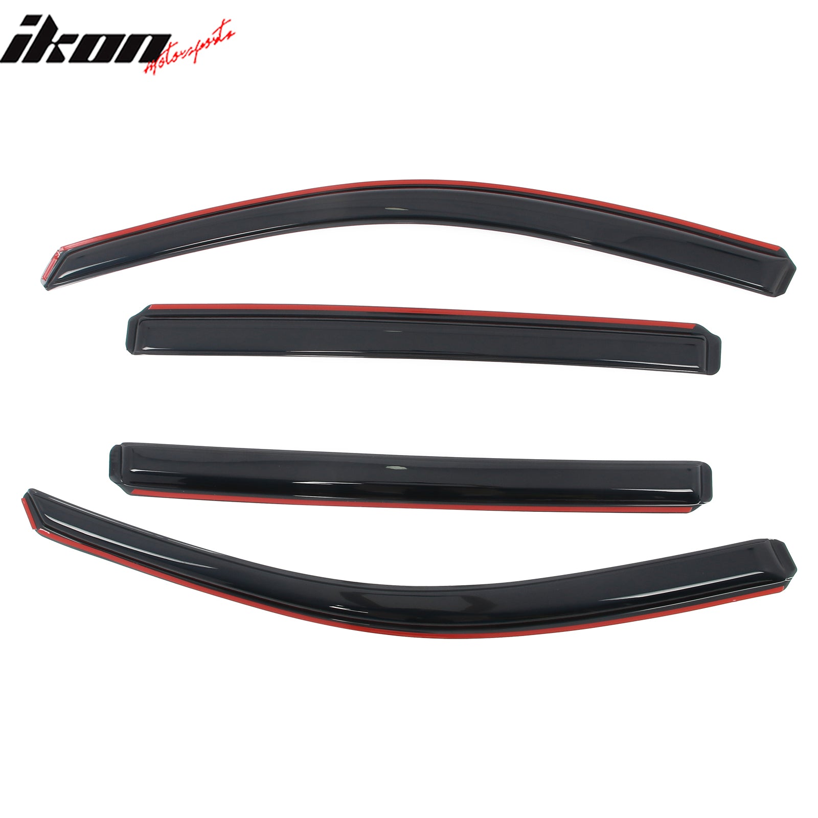 For 14-19 Toyota Highlander Acrylic Window Visors In Channel Rain Vent Deflector