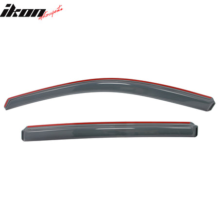 For 14-19 Toyota Highlander Acrylic Window Visors In Channel Rain Vent Deflector