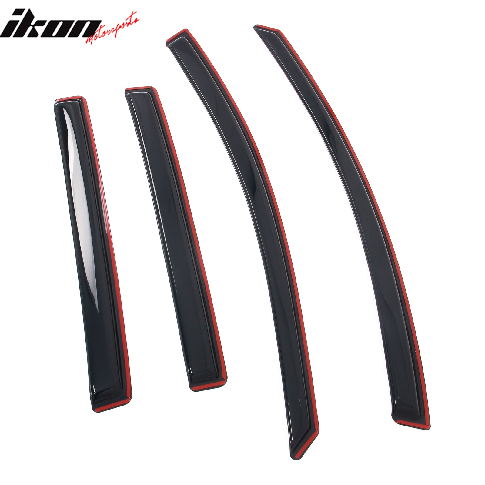 Fits 13-18 Toyota RAV4 Acrylic Window Visors In Channel Rain Sun Vent Deflectors