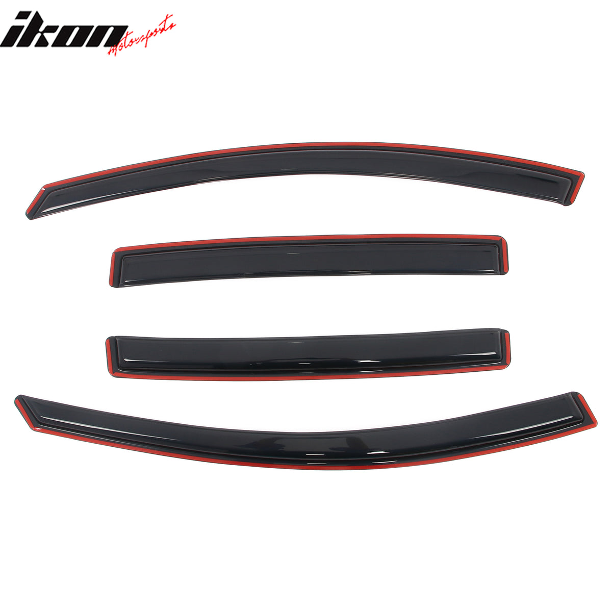 Fits 13-18 Toyota RAV4 Acrylic Window Visors In Channel Rain Sun Vent Deflectors