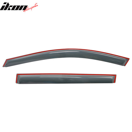 Fits 19-25 Toyota RAV4 Prime Acrylic Window Visors In Channel Rain Sun Deflector
