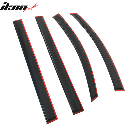 Fits 11-20 Toyota Sienna In-Channel Window Visors Acrylic Rain Shade Windshield