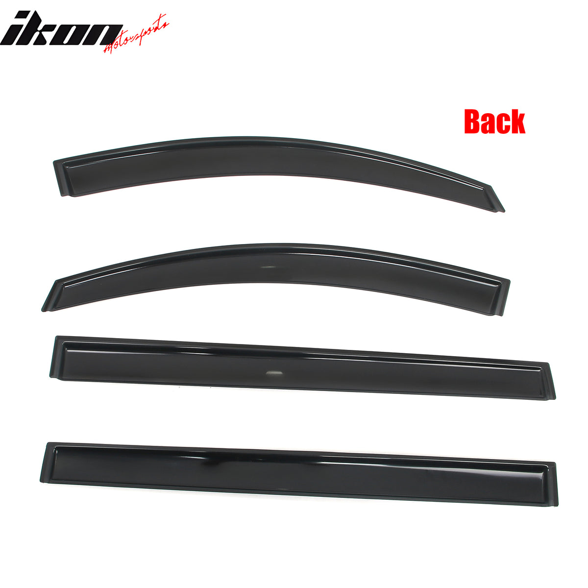 Fits 11-20 Toyota Sienna In-Channel Window Visors Acrylic Rain Shade Windshield