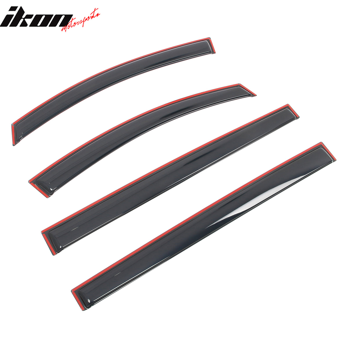 Fits 21-25 Toyota Sienna Acrylic Window Visors In Channel Rain Vent Deflectors