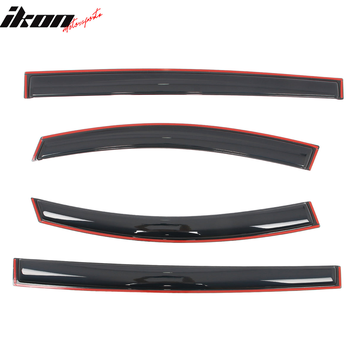 Fits 21-25 Toyota Sienna Acrylic Window Visors In Channel Rain Vent Deflectors