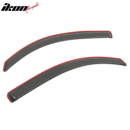 Fits 16-23 Toyota Tacoma Access Cab Window Visors In Channel Rain Sun Deflectors