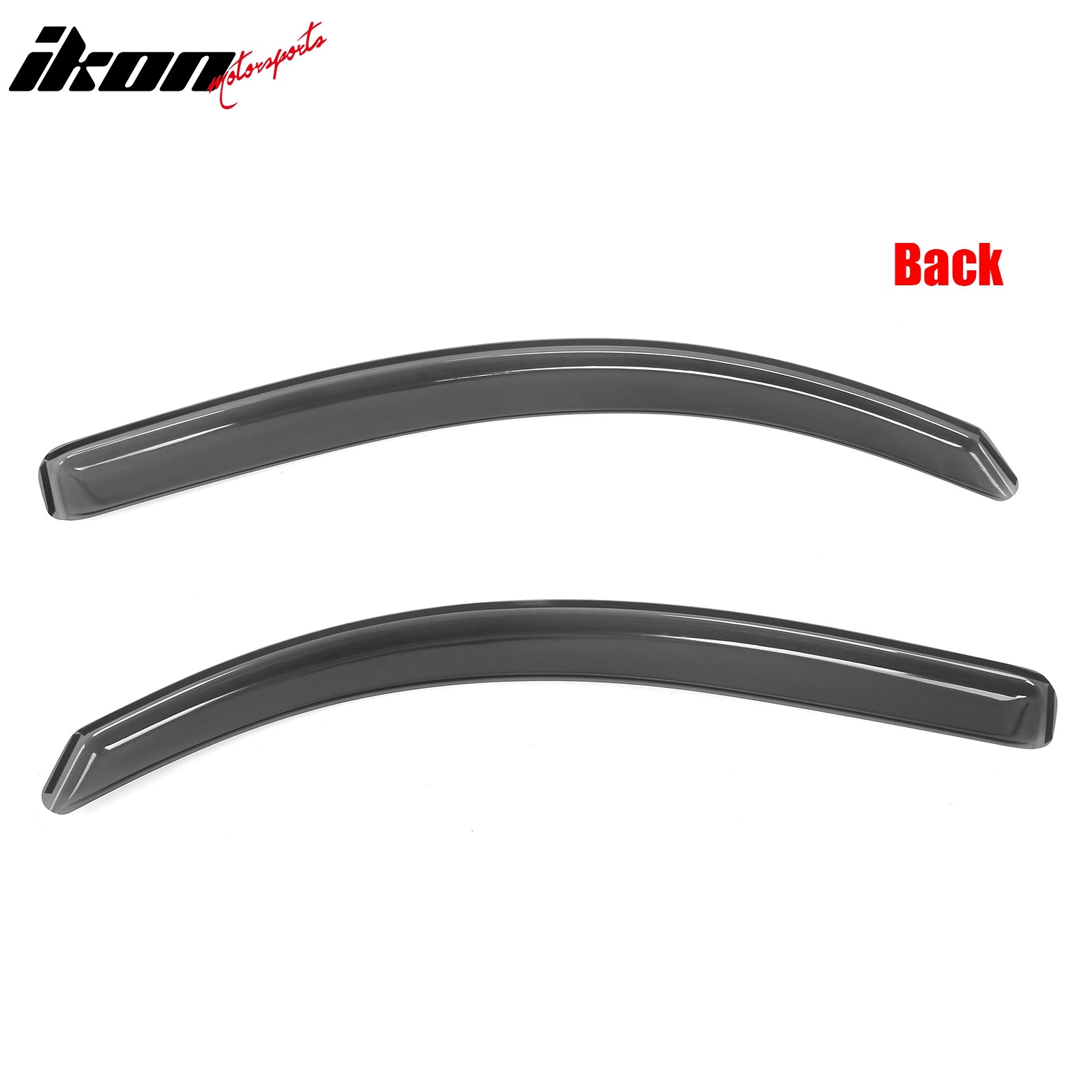 Fits 16-23 Toyota Tacoma Access Cab Window Visors In Channel Rain Sun Deflectors