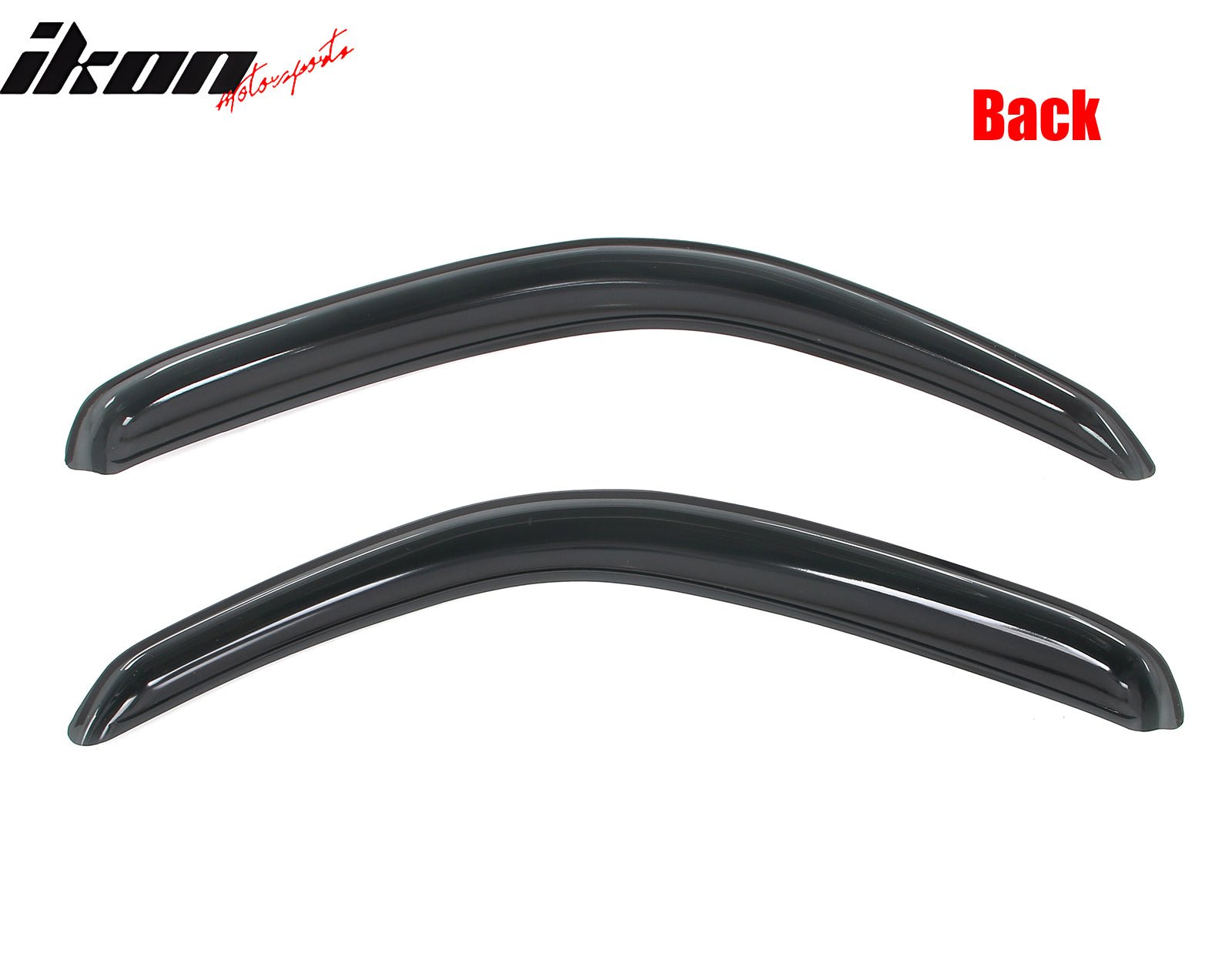 Fits 95-04 Toyota Tacoma Standard Cab In-Channel Window Visor Acrylic Rain Shade