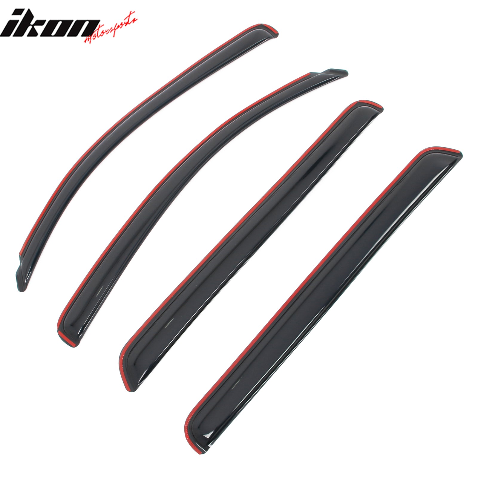 For 07-21 Toyota Tundra Crewmax Cab In-channel Window Visor Side Door Deflectors