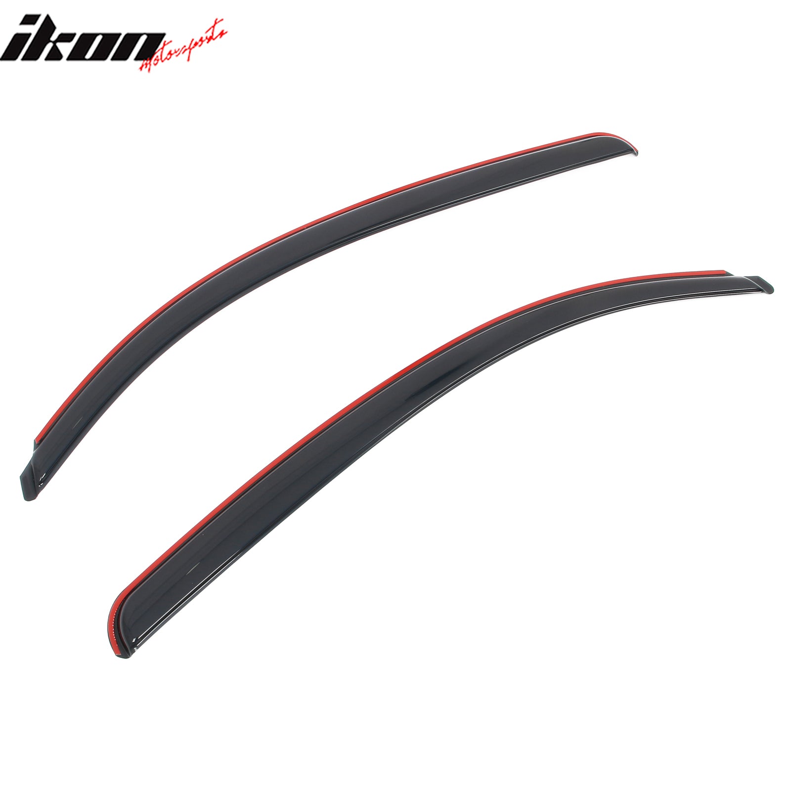 Fits 07-17 Toyota Tundra Standard Cab Acrylic Window Visors In Channel Deflector