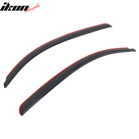 Fits 07-17 Toyota Tundra Standard Cab Acrylic Window Visors In Channel Deflector