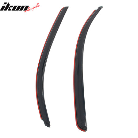 Fits 07-17 Toyota Tundra Standard Cab Acrylic Window Visors In Channel Deflector