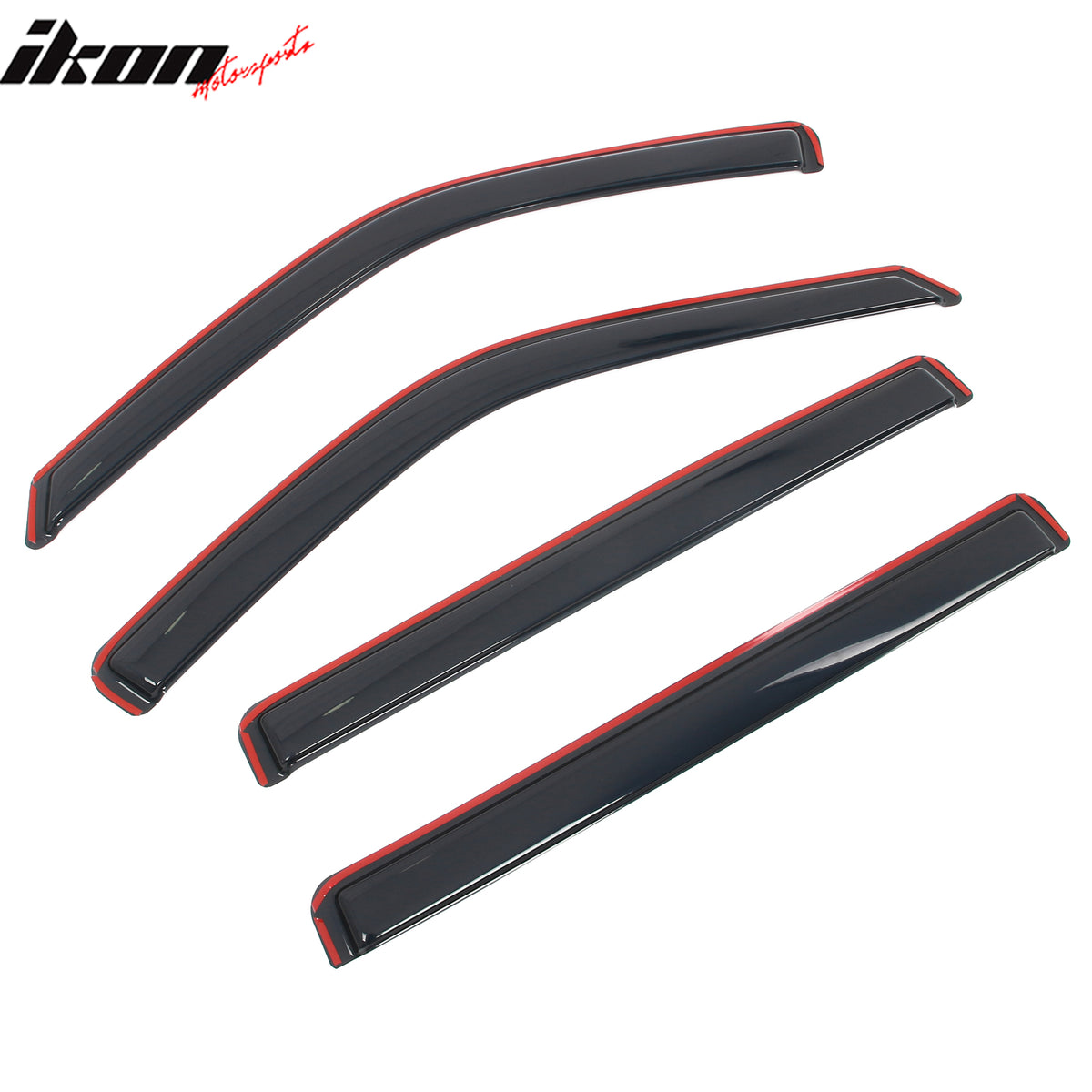 Fits 22-25 Toyota Tundra Crew Cab Acrylic Window Visors In-Channel Deflectors