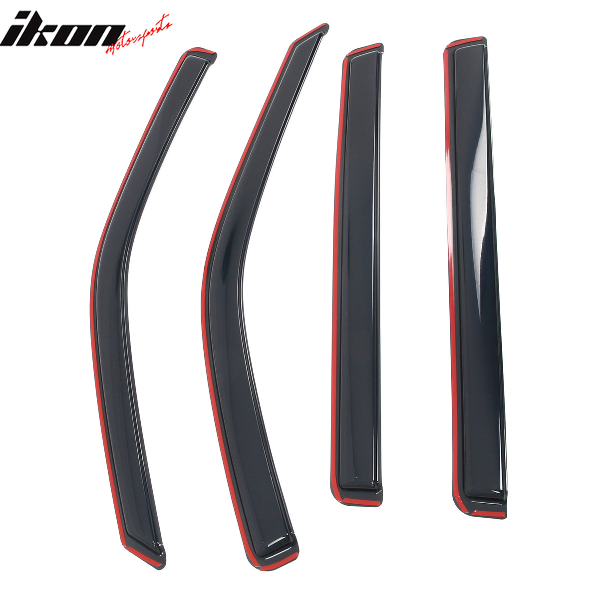 Fits 22-25 Toyota Tundra Crew Cab Acrylic Window Visors In-Channel Deflectors