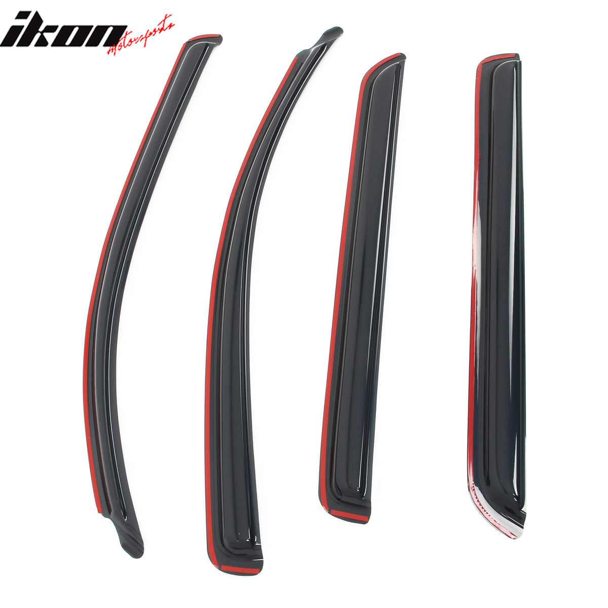 Fits 08-22 Toyota Sequoia In-Channel Side Window Deflectors Acrylic Rain Shade