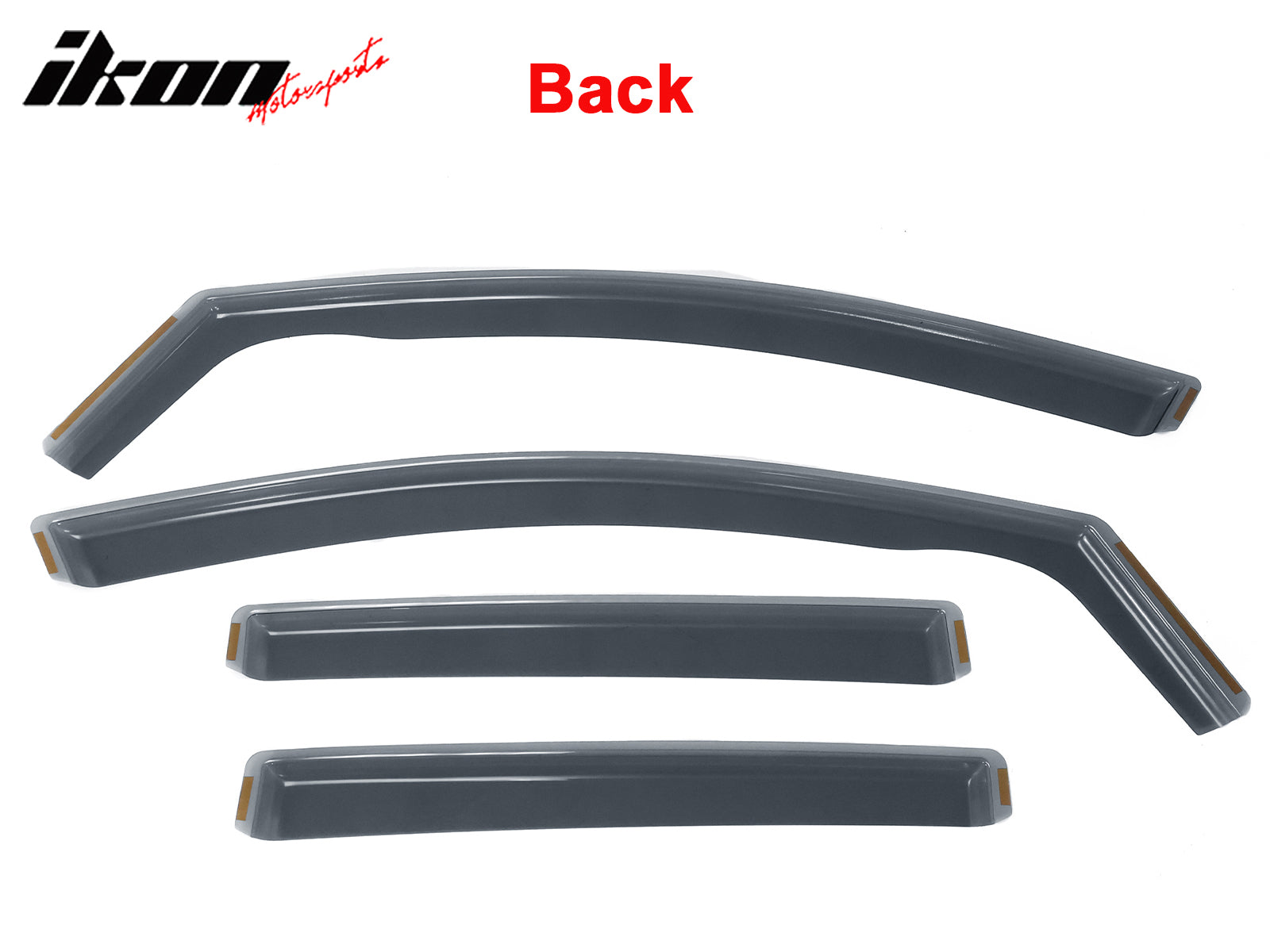 Fits 21-23 Volkswagen ID.4 Acrylic Window Visor Sun Rain Guard