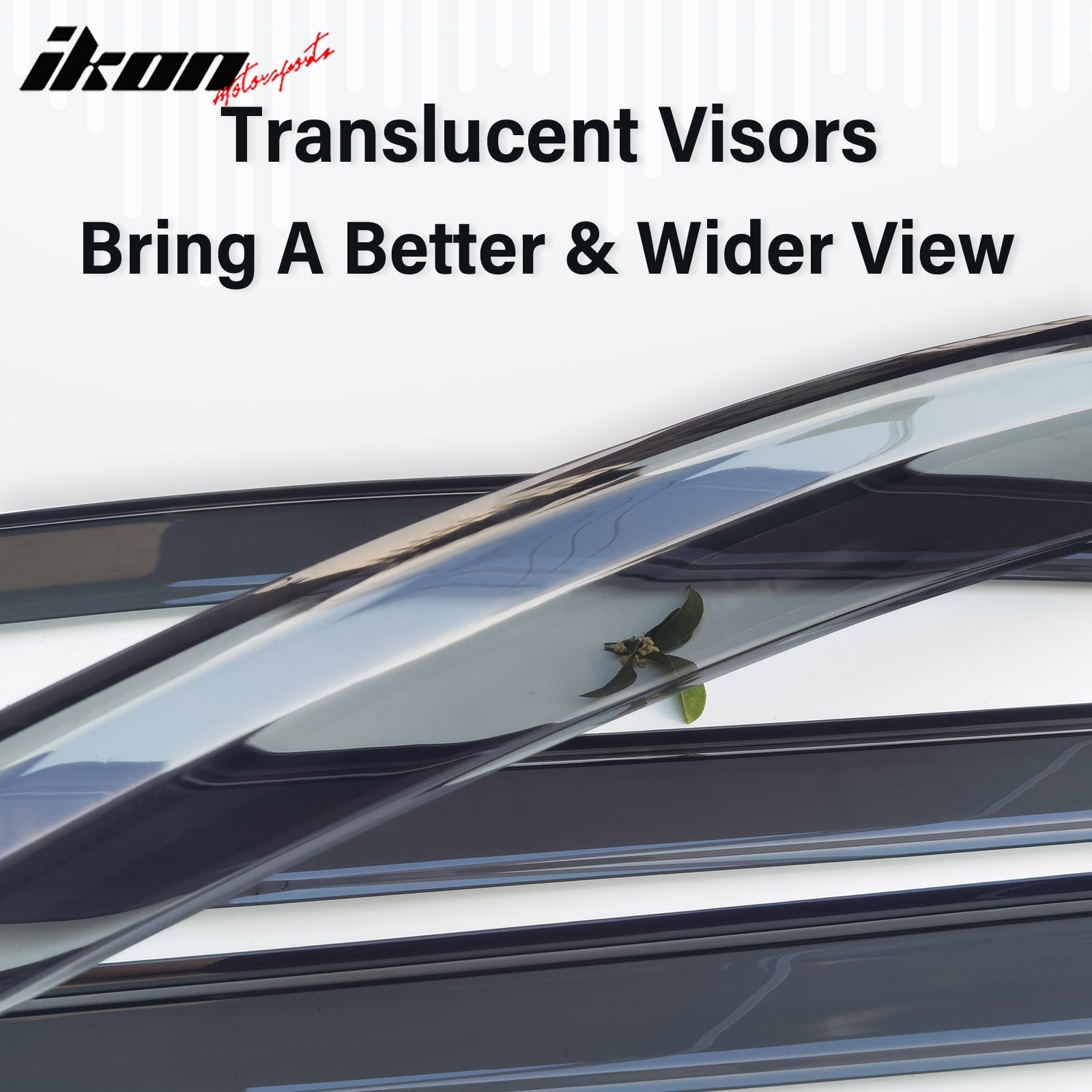 Fits 21-23 Volkswagen ID.4 Acrylic Window Visor Sun Rain Guard