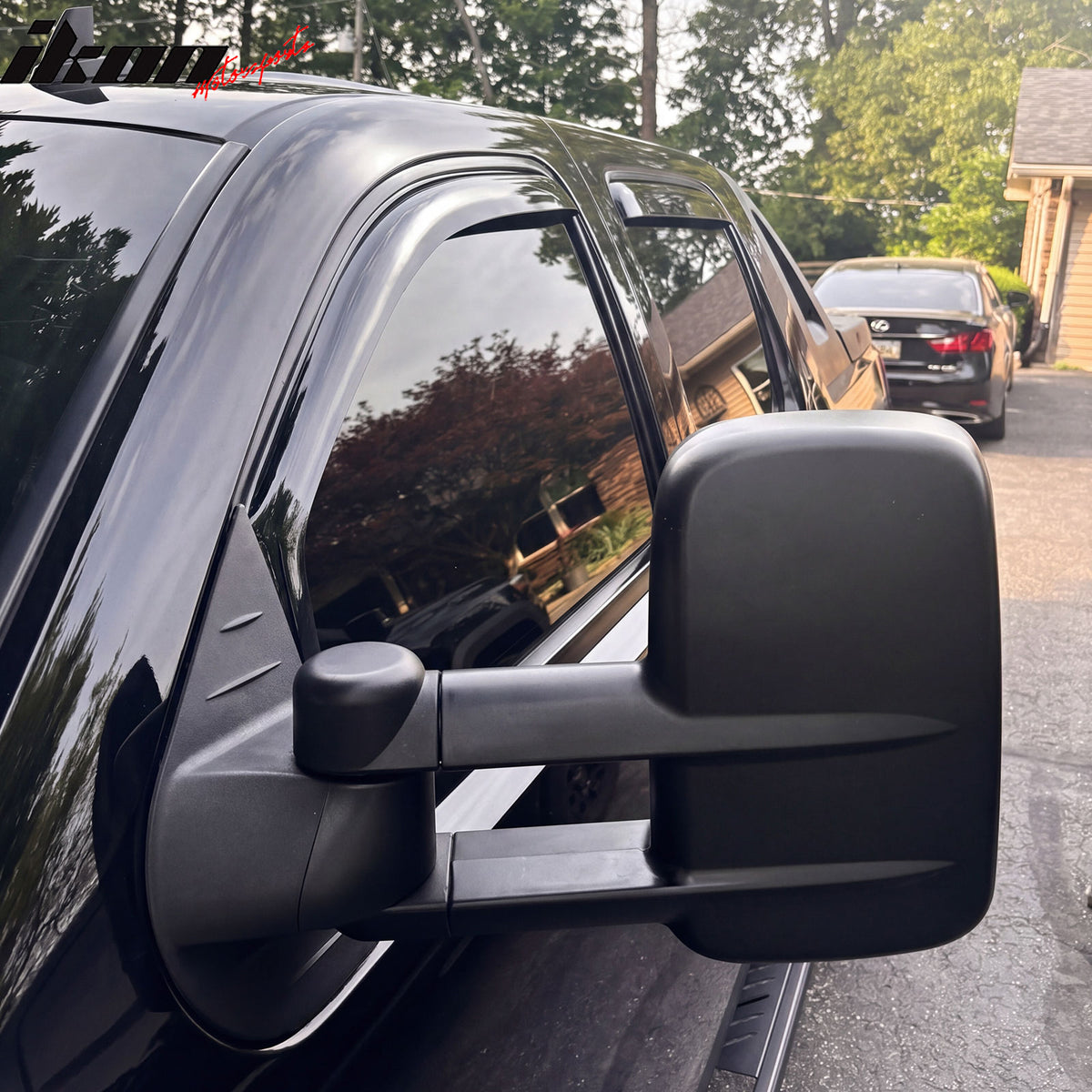 Fits 07-13 Chevrolet Avalanche In-Channel Window Visors Rain Guards Deflectors