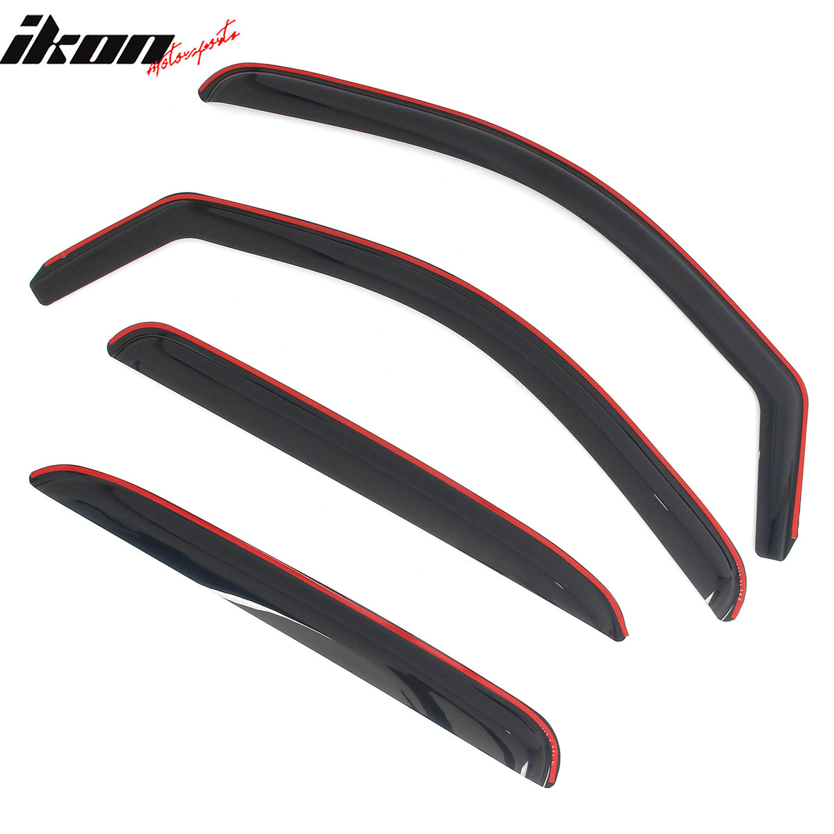 Fits 07-13 Chevrolet Avalanche In-Channel Window Visors Rain Guards Deflectors