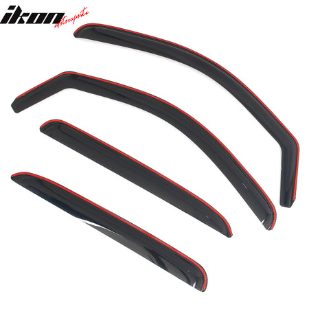 Fits 07-13 Chevrolet Avalanche In-Channel Window Visors Rain Guards Deflectors